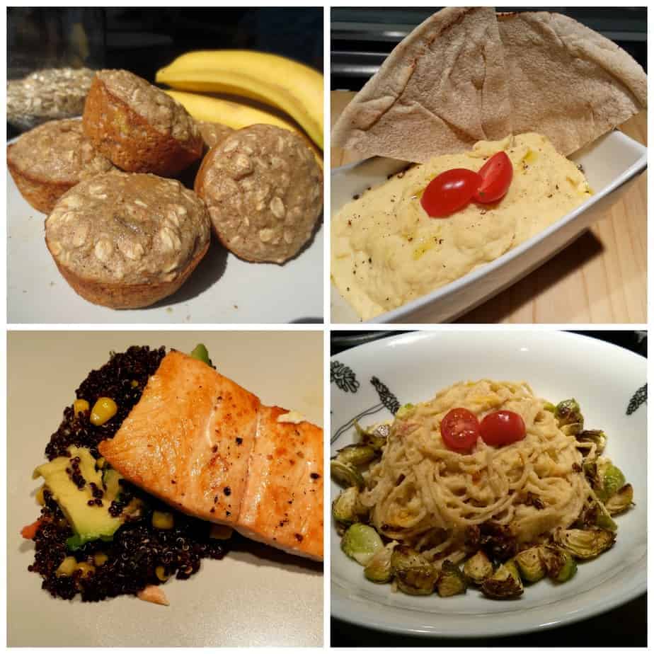 Eating Clean Food Collage