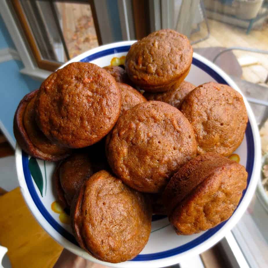 Old Banana Carrot Muffins