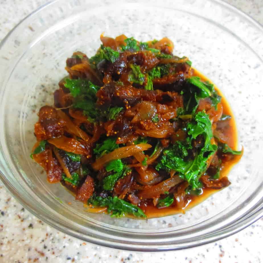 Fig Onion Kale Saute