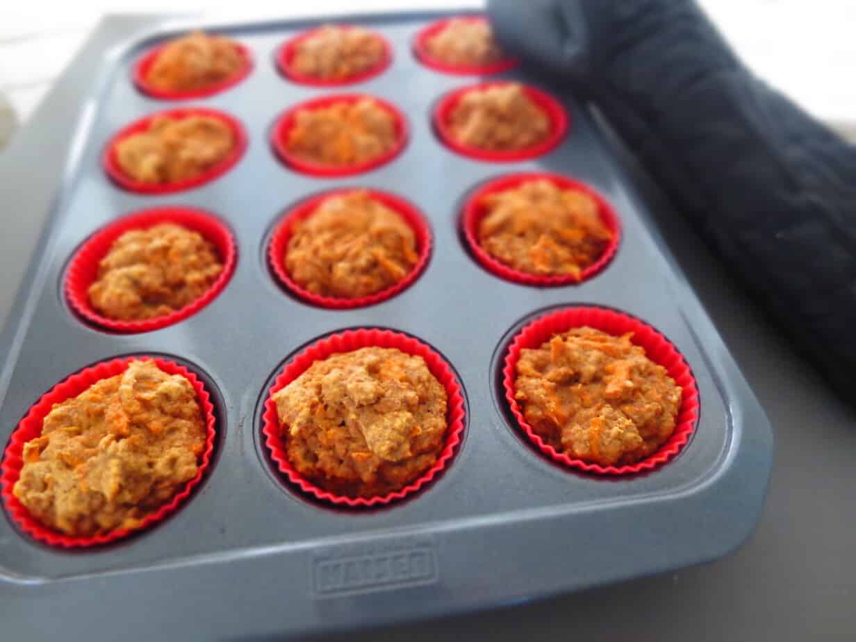 Carrot Applesauce Muffins