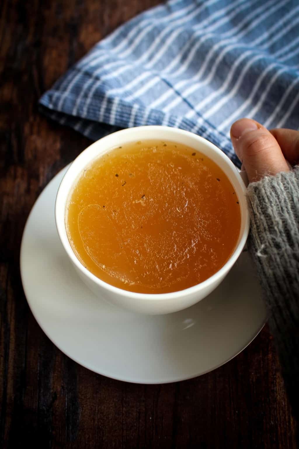 Slow Cooker Chicken Bone Broth Frugal Nutrition