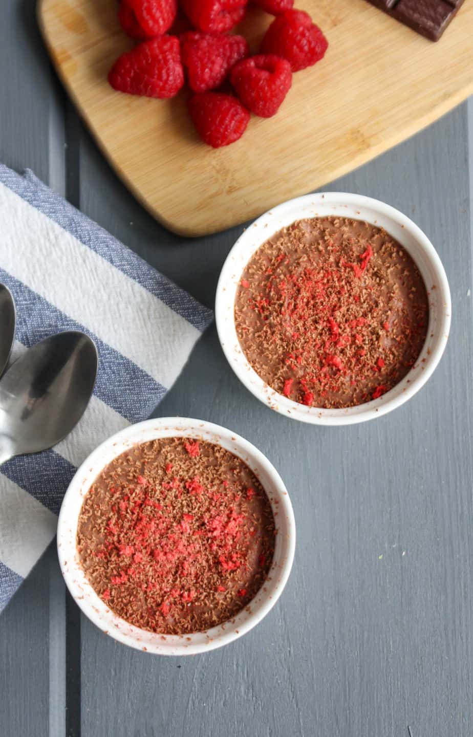 Dairy Free Dark Chocolate Mousse for Two | Frugal Nutrition