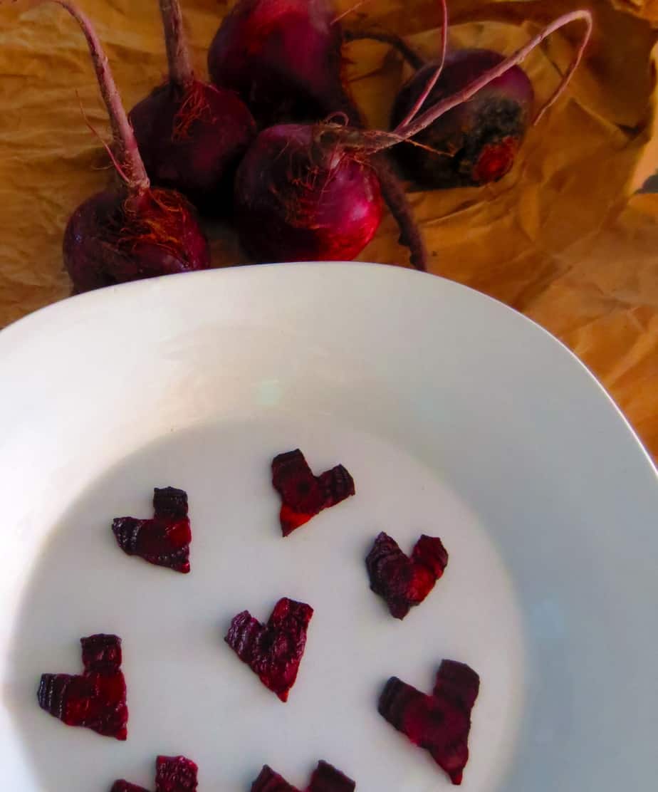 Heart Beet Chips