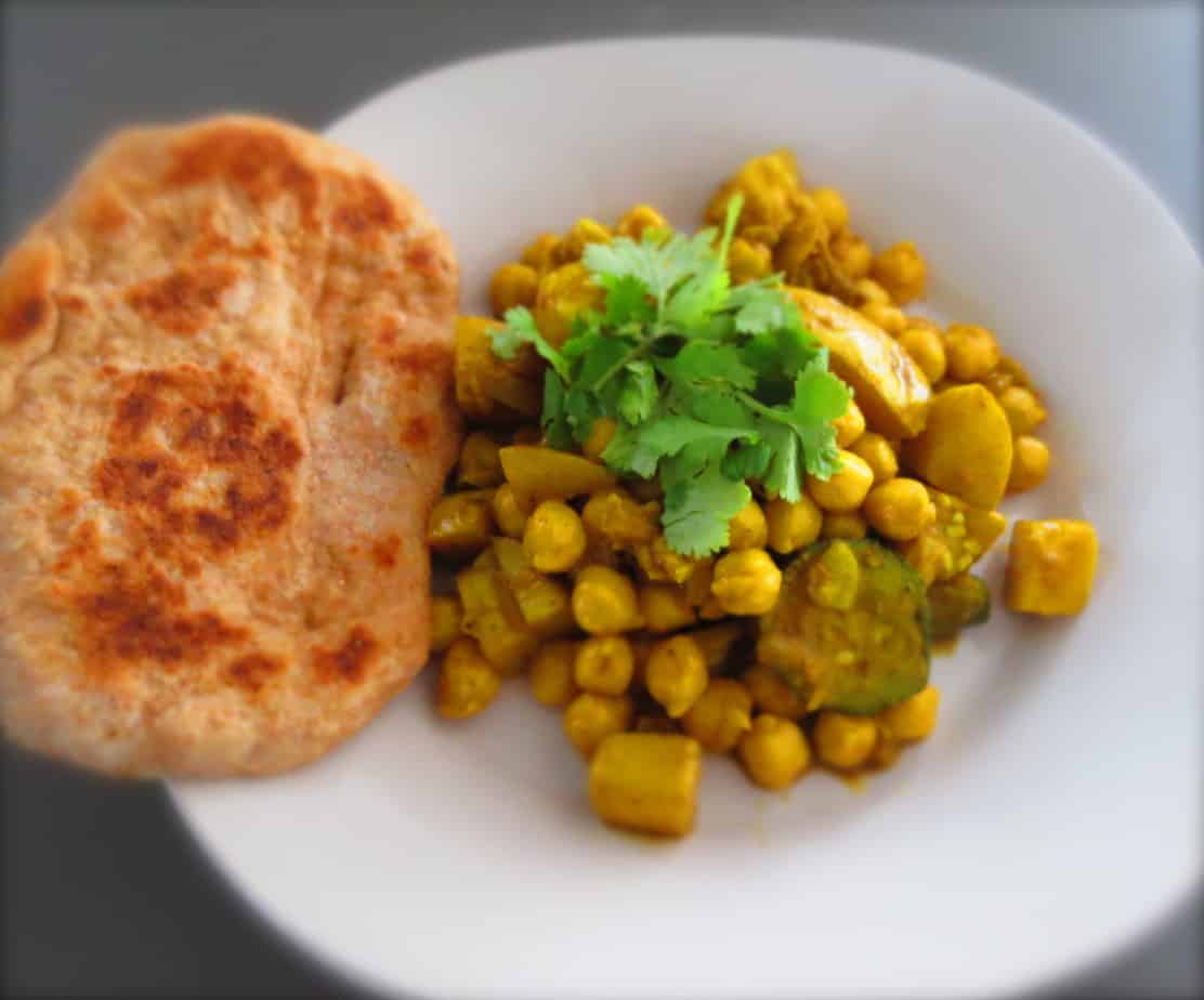 Curried Vegetables Chickpeas