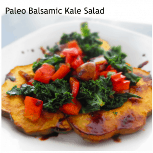 Paleo Balsamic Kale Salad