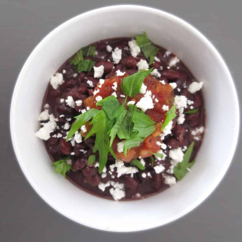 Warm Black Bean Bowl