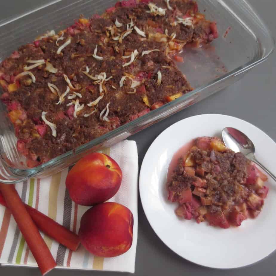 Rhubarb Streusel