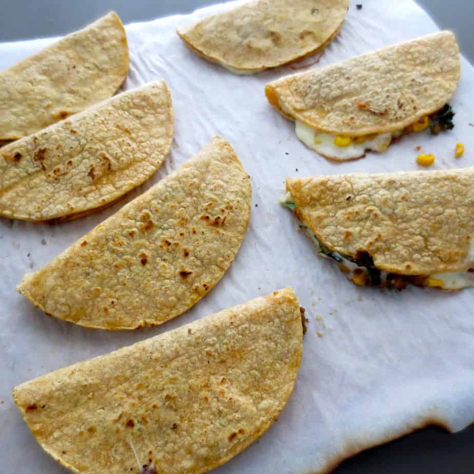 Easy to Freeze Taco Quesadillas