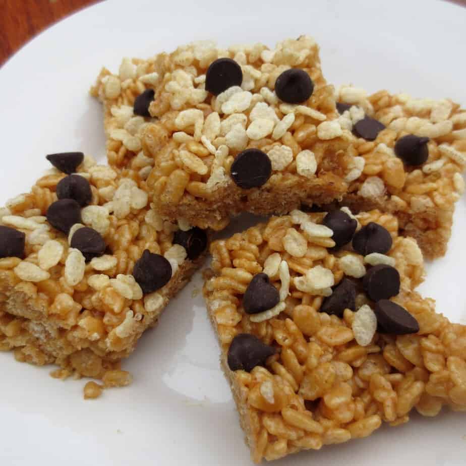 Peanut Butter Honey Brown Rice Crispy Treats