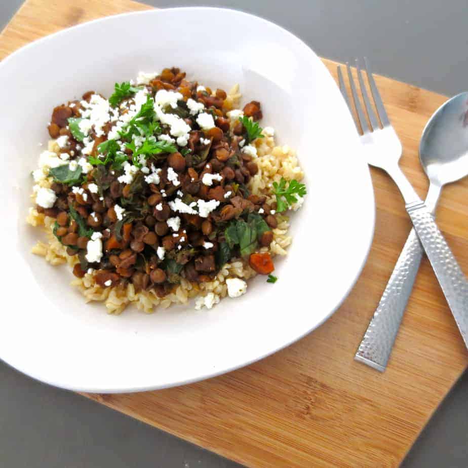 Easy Balsamic Lentils