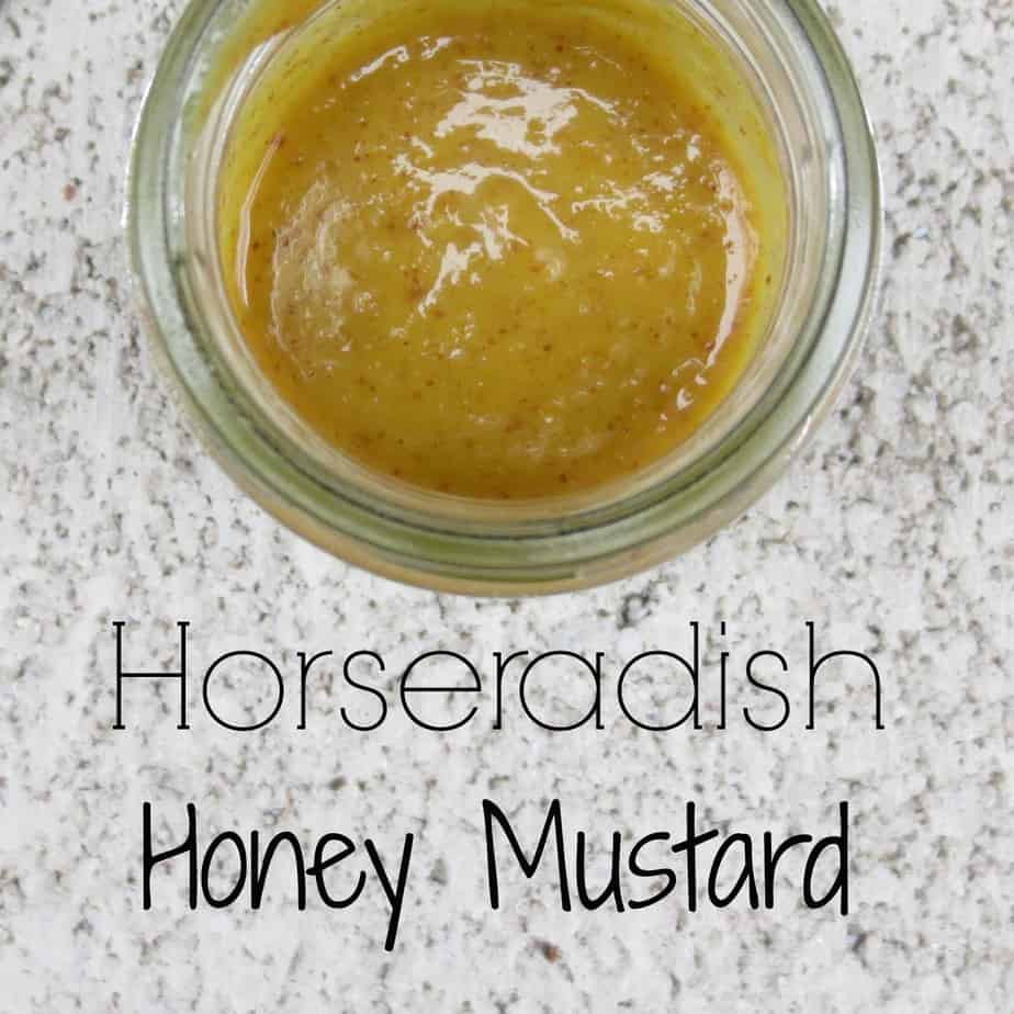 Homemade Horseradish Honey Mustard