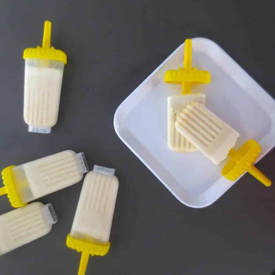 3-Ingredient Coconut Orange Popsicles