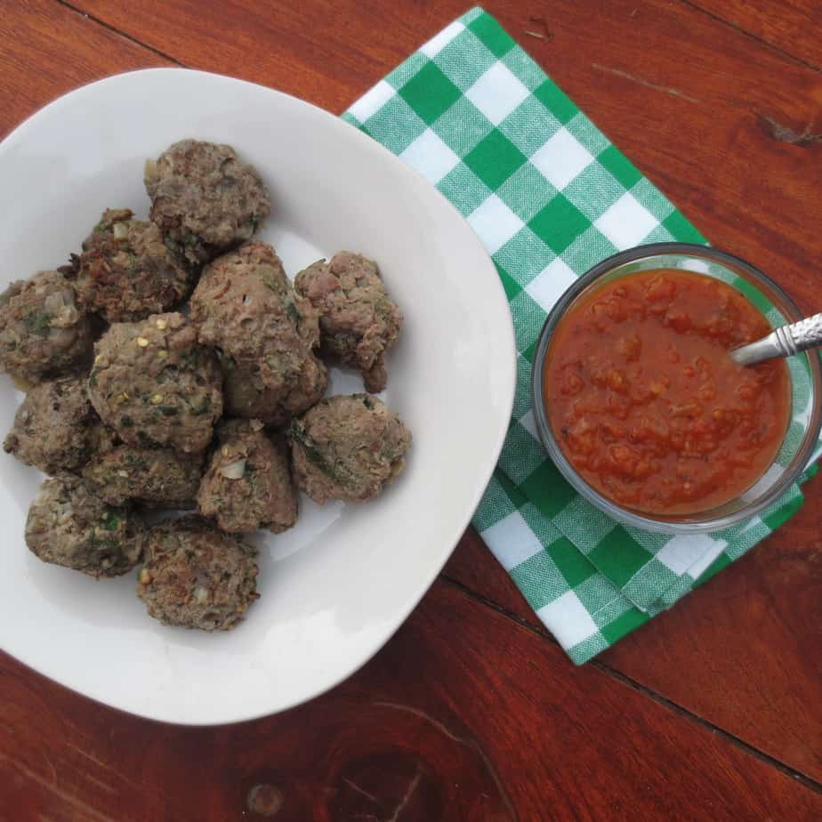 Frugal Nutrition Beef & Veggie Meatballs