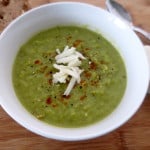 Creamy Broccoli White Cheddar Soup