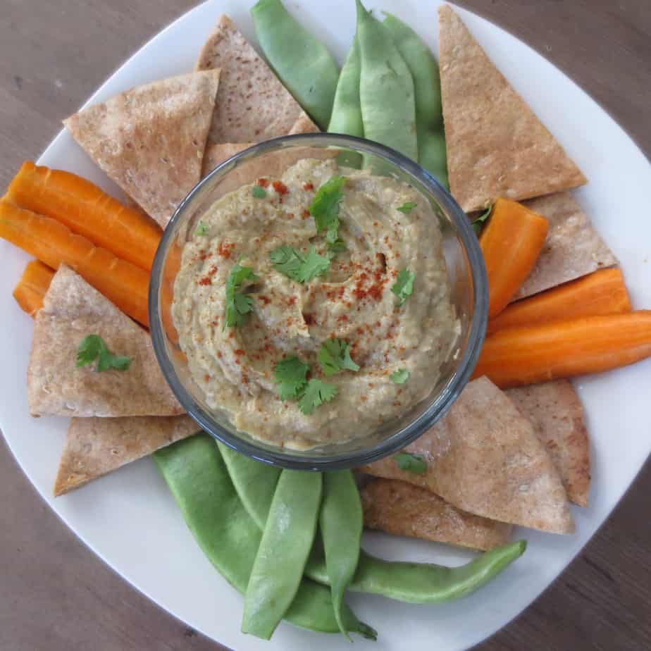 Easy Baba Ghanoush With Vegetables