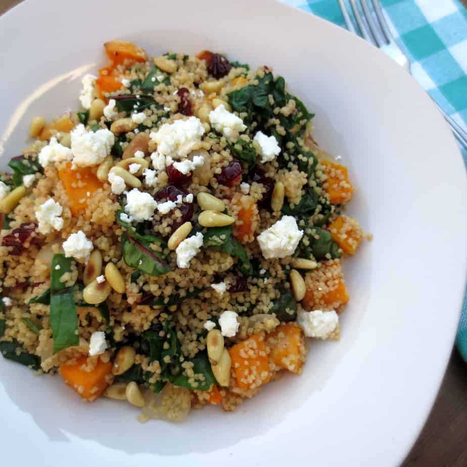 Butternut Squash Couscous with Feta Cheese