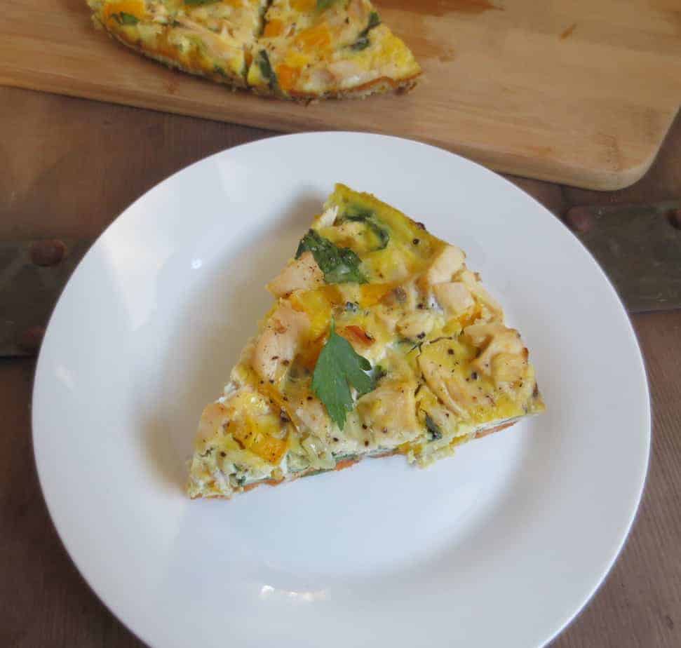 Sweet Potato Chicken and Vegetable Frittata