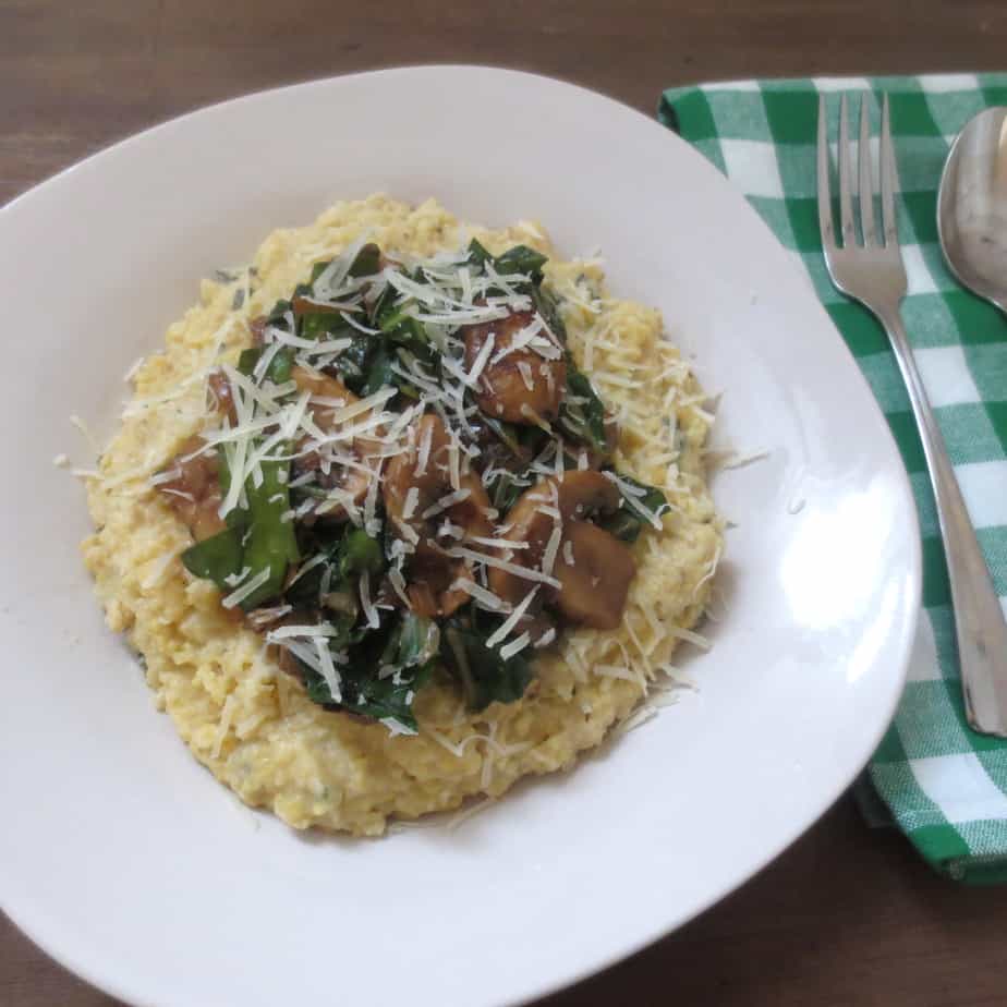 Fresh Mushroom Polenta