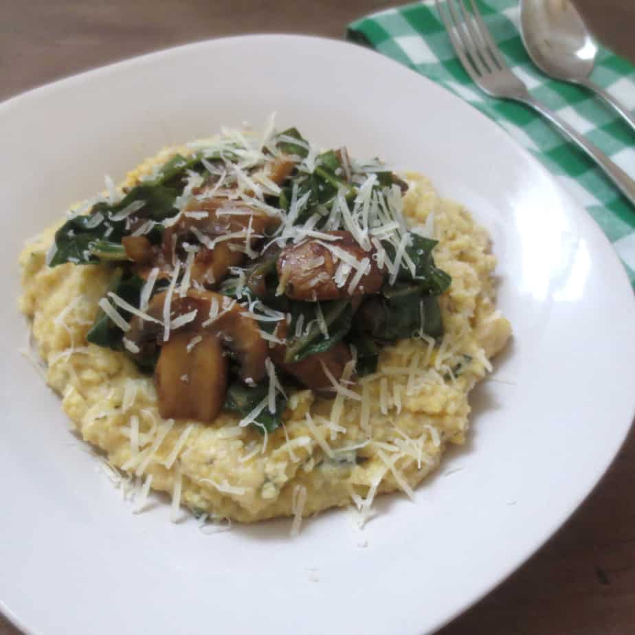 Easy Weeknight Polenta with Veggies