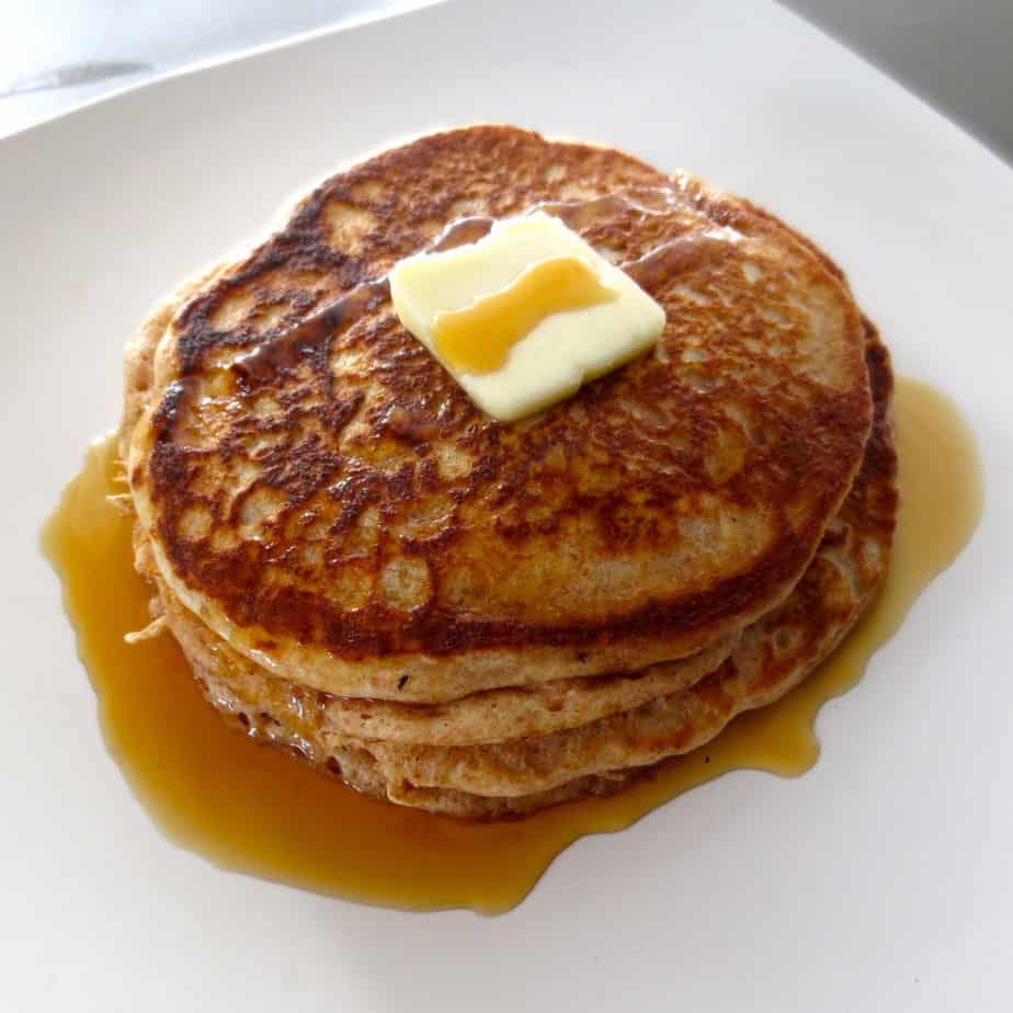 Whole Wheat Banana Pancakes