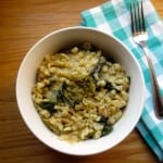 Creamy Pesto Barley Risotto