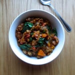 Lemon Lentil Kabocha Stew