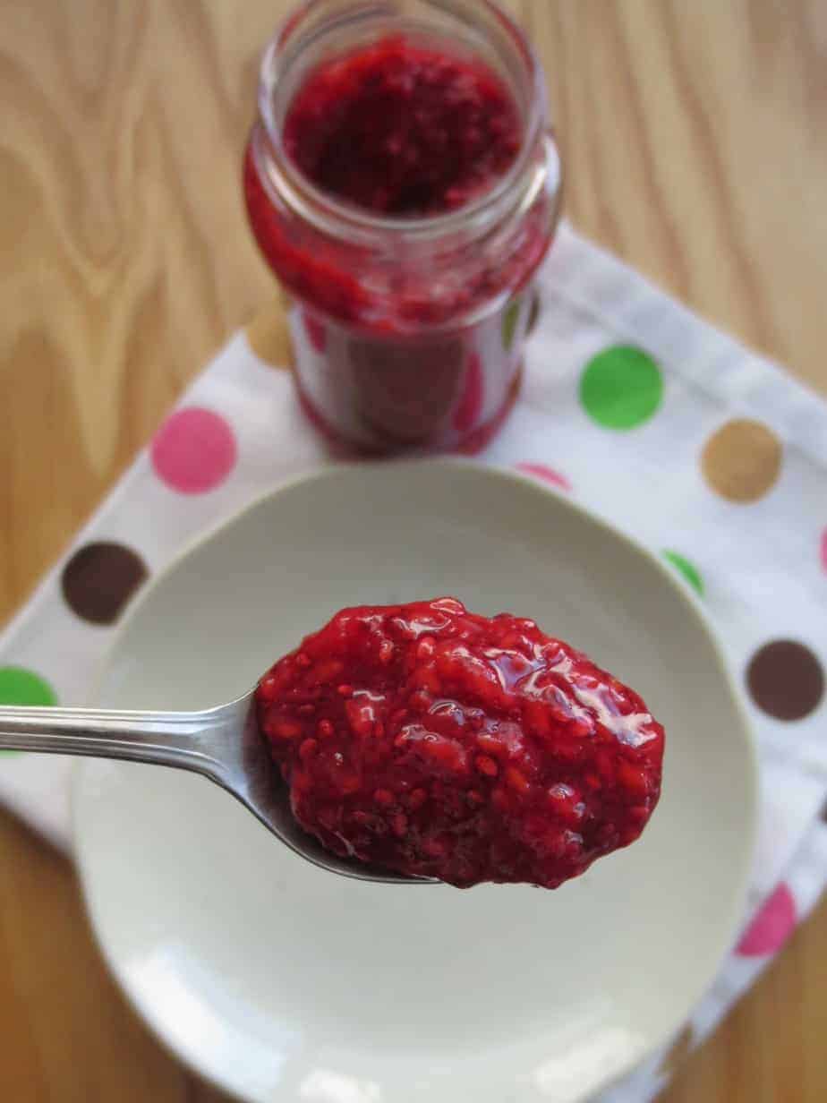 Easy Raspberry Chia Jam