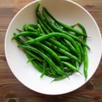 Simple Sesame Steamed Green Beans