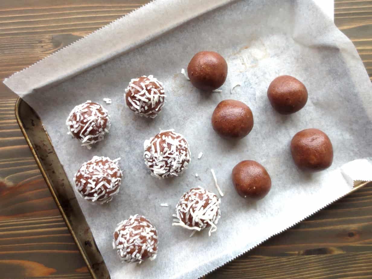 Cocoa-Coconut-Peanut Butter Balls