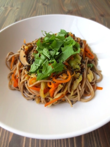 Vegetarian Japanese Yakisoba | Frugal Nutrition #easy #dinner