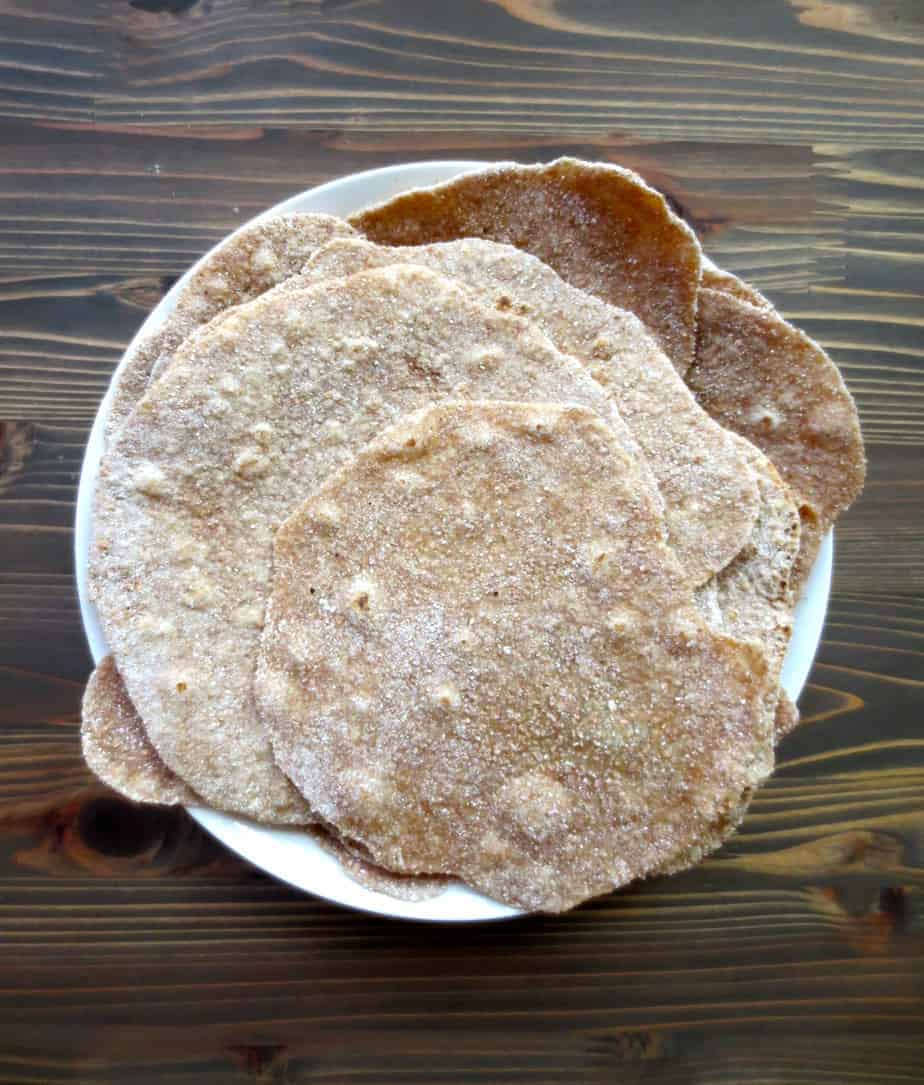 Super easy and cheap Roti - just flour water and salt! Easy Whole Wheat Roti with Indian Raita Sauce