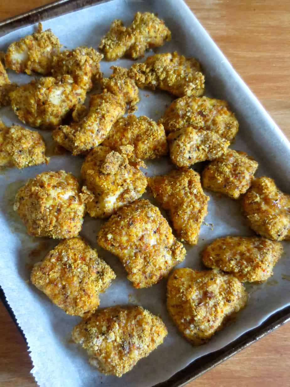 Almond-Crusted Chicken Nuggets