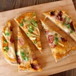 Fall Pizza with Apples, Bacon, and Creamy Pumpkin Sauce | Frugal Nutrition