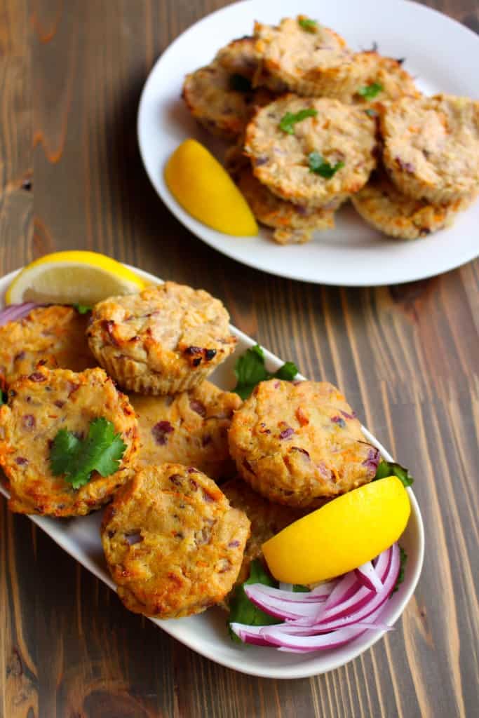 Spicy Tuna Cakes with Sweet Potato, Carrots, and Jalapeño by Frugal Nutrition