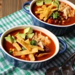 Easy Red Enchilada Soup with Homemade Enchilada Sauce | Frugal Nutrition