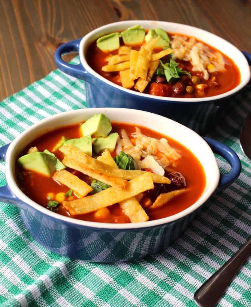 Red Enchilada Soup from Scratch | Frugal Nutrition
