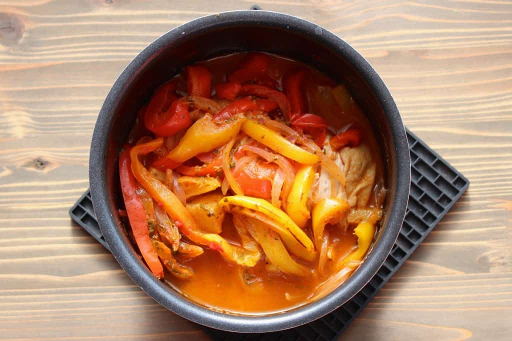 Rice Cooker Fajitas With Pineapple