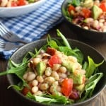 Easy White Bean Avocado Bacon Salad | Frugal Nutrition