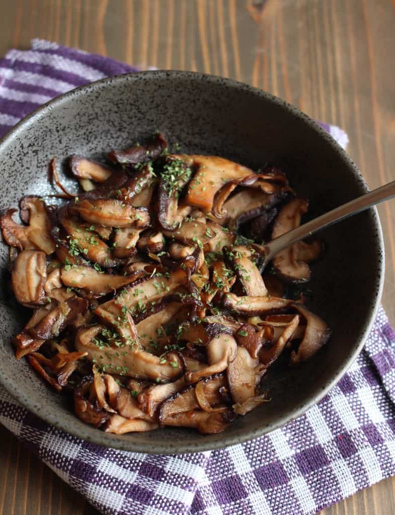 Super Flavorful Garlic Butter Mushrooms with Soy Sauce | Frugal Nutrition
