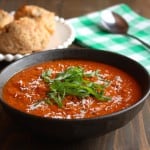 Easy Stovetop Tomato Soup with Basil - Frugal Nutrition