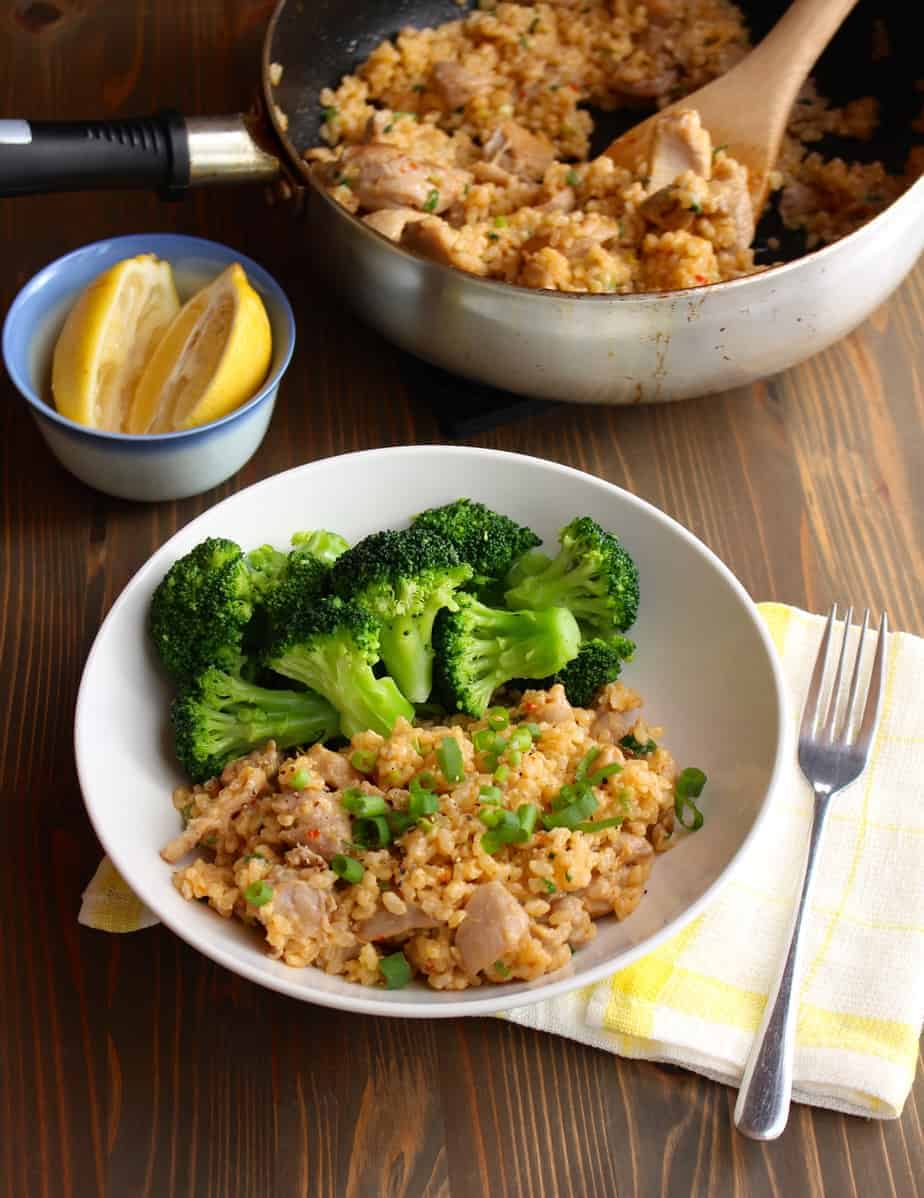 Easy One Pan Coconut Garlic Chicken & Rice | Frugal Nutrition