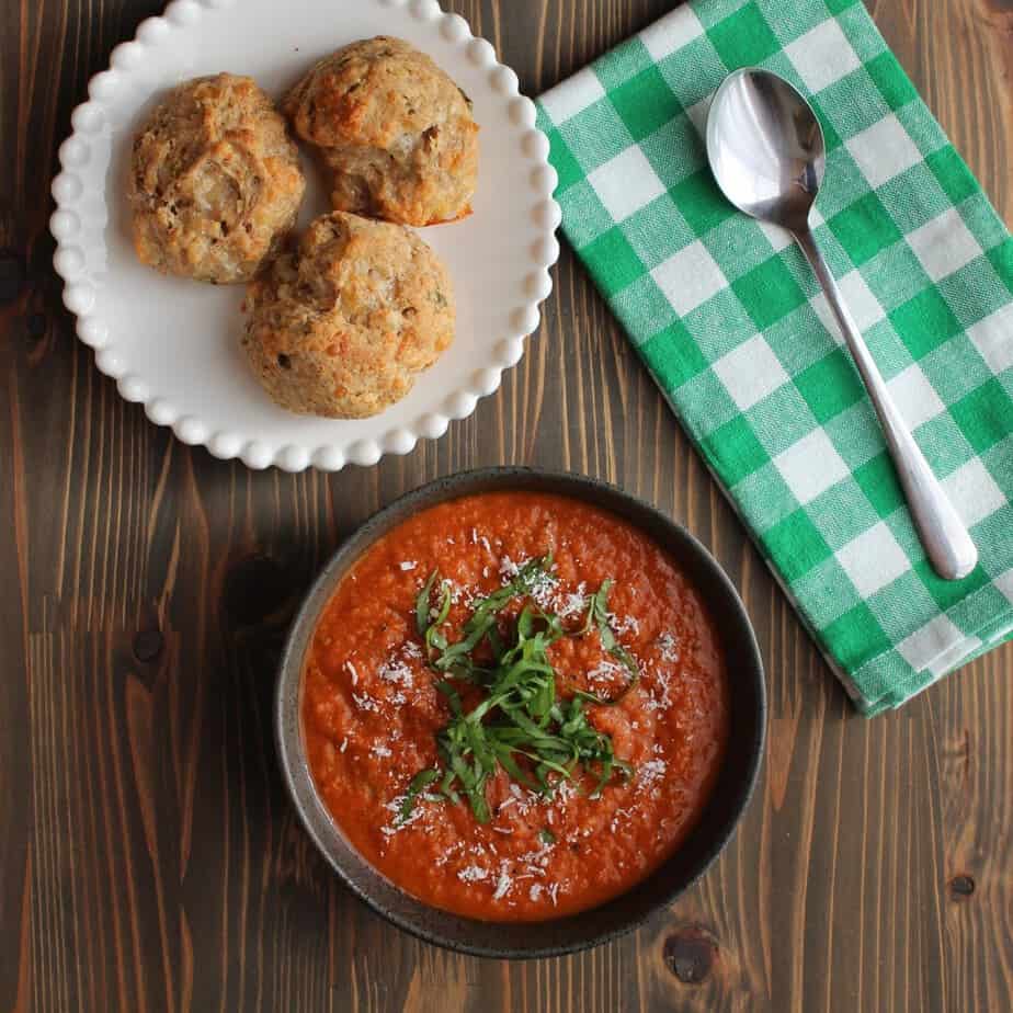 Stovetop Tomato Soup #weeknight #dinner #lunch #easy #mealplan - Frugal Nutrition