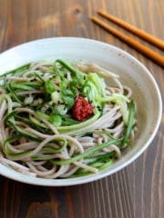 Cucumber Noodle Soba Salad | FrugalNutrition.com