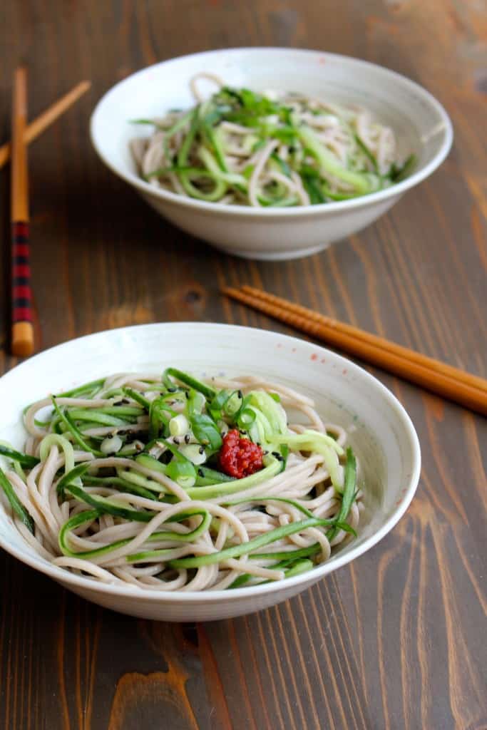 Cucumber & Soba Salad #lunchbox | Frugal Nutrition