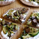 Pita Pizzas with Veggies and Ricotta Cheese | Frugal Nutrition