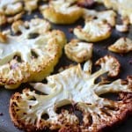 Sliced Roasted Cauliflower | Frugal Nutrition #easy #vegetablesides