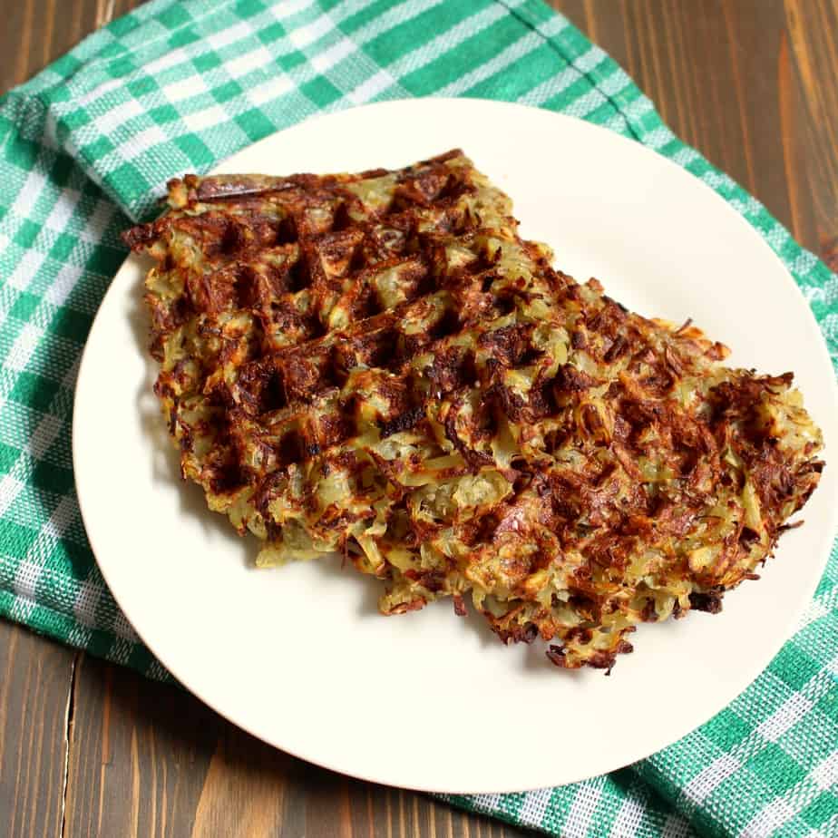 Make Hash Browns in a Waffle Maker by frugalnutrition.com