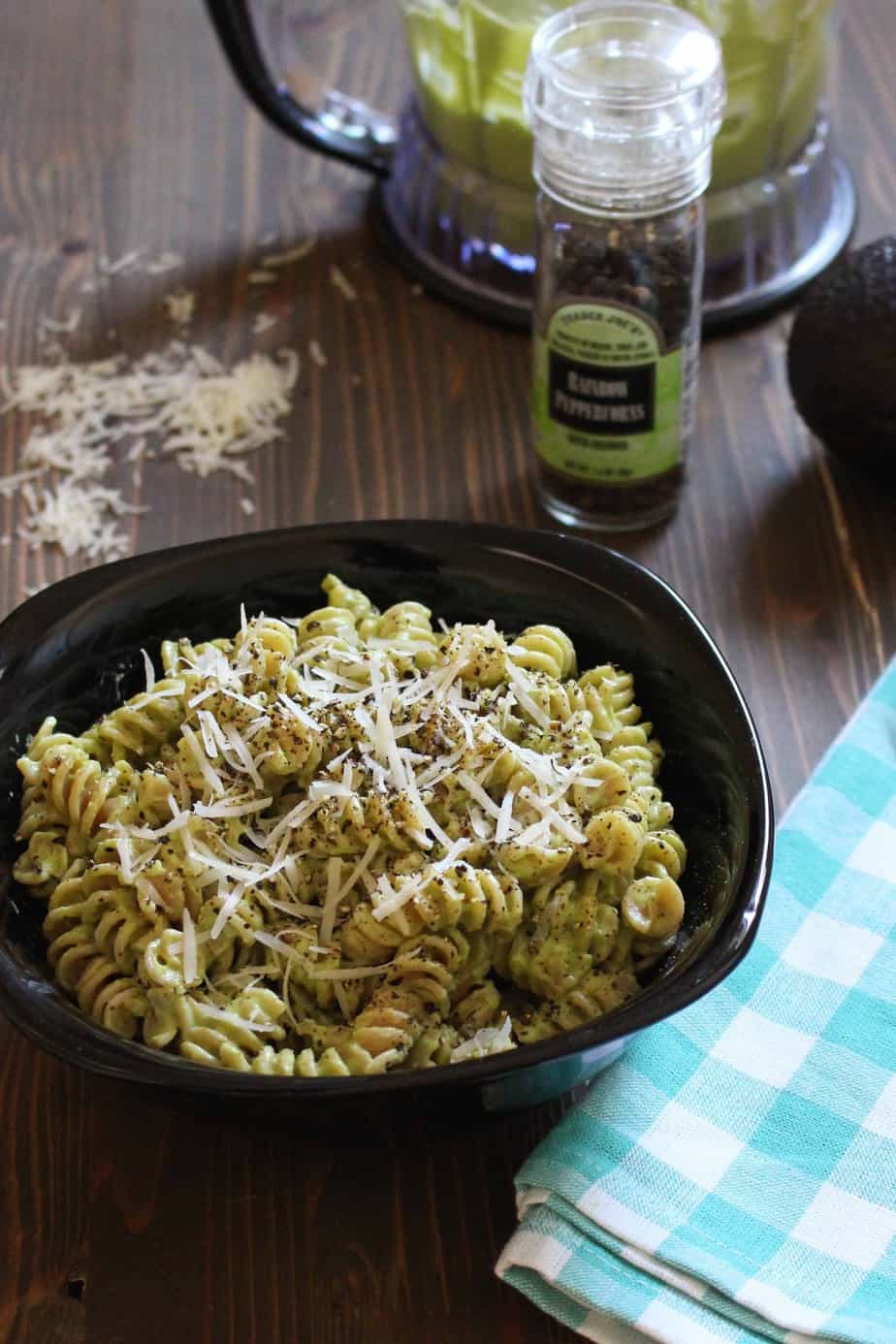 Avocado Alfredo Sauce for Pasta or Zoodles | Frugal Nutrition