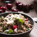 Cherry Balsamic Quinoa Salad | Frugal Nutrition