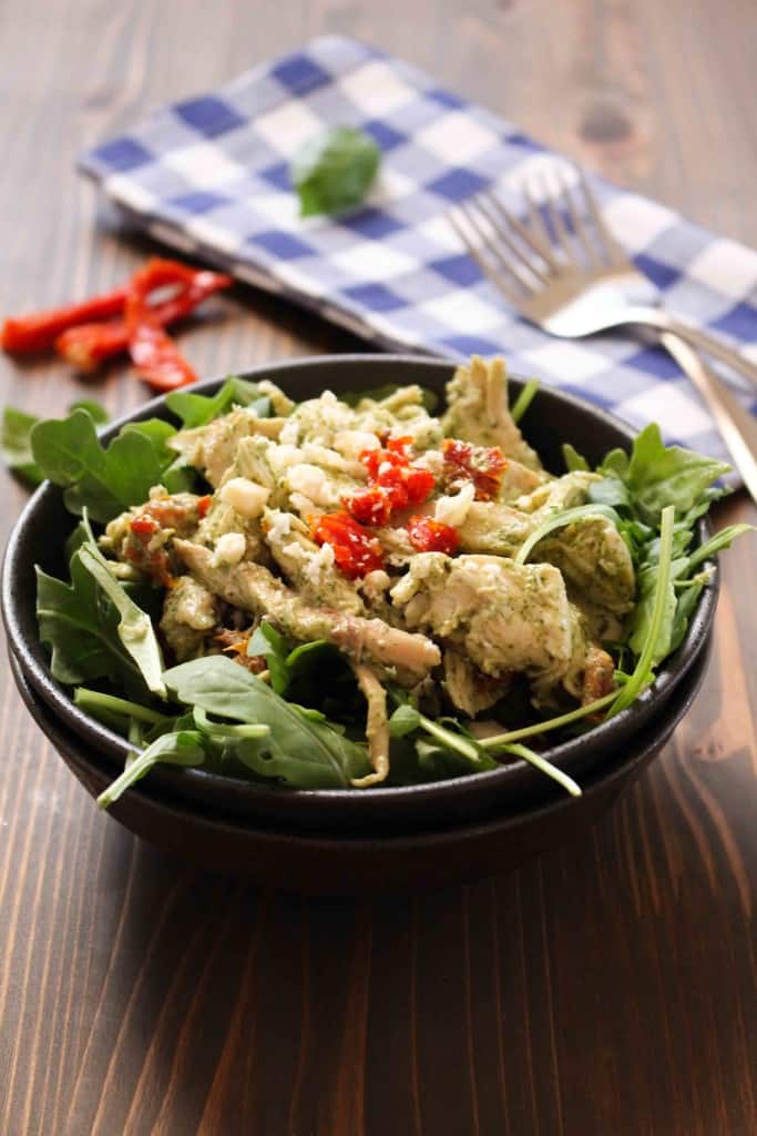 Creamy Basil Chicken Salad | Frugal Nutrition